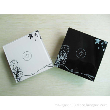 1Key Touch Switch (white or black color) ,touch screen wall switch